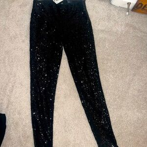 H&M Sequin pants